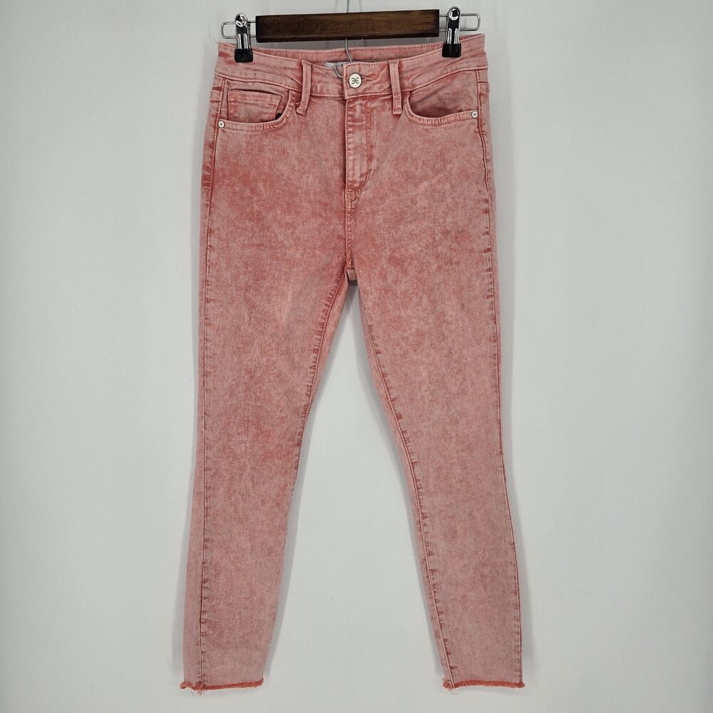 Sam Edleman Stiletto Skinny Crop Pink Pant 25